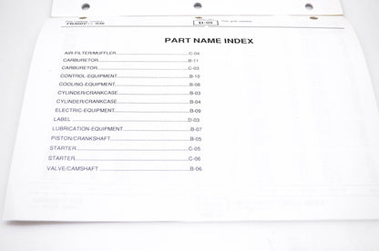 New OEM Kawasaki 99910-A560 FB460V Parts Catalog NOS