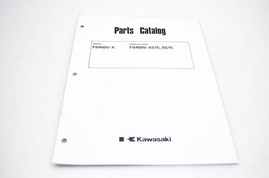 New OEM Kawasaki 99910-2282 FB460V-X Parts Catalog NOS