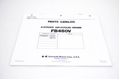 New OEM Kawasaki 99910-2816 FB460V Parts Catalog NOS