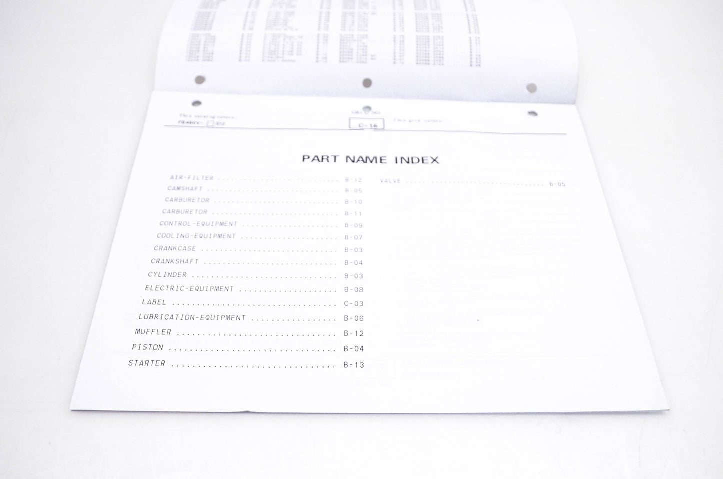 New OEM Kawasaki 99910-2816 FB460V Parts Catalog NOS