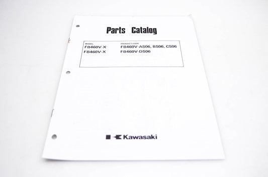 New OEM Kawasaki 99910-2276 FB460V-X Parts Catalog NOS