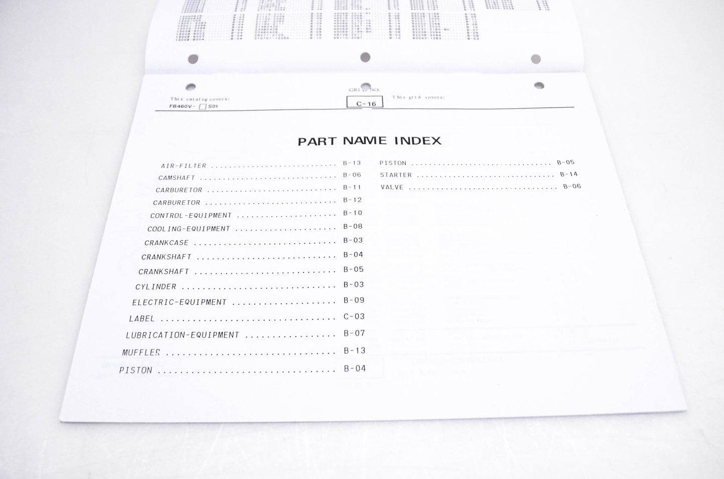 New OEM Kawasaki 99910-2720 FB460V Parts Catalog NOS