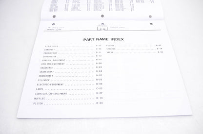 New OEM Kawasaki 99910-2720 FB460V Parts Catalog NOS