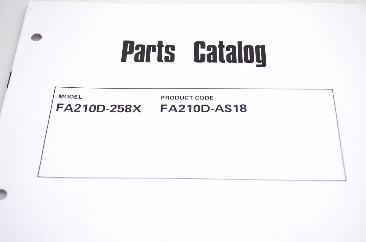 New OEM Kawasaki 99910-2219 FA210D-258X Parts Catalog NOS