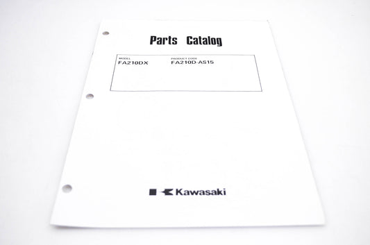 New OEM Kawasaki 99910-2133 FA210DX Parts Catalog NOS