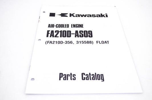 New OEM Kawasaki 99910-2038 FA210D-AS09 Parts Catalog NOS