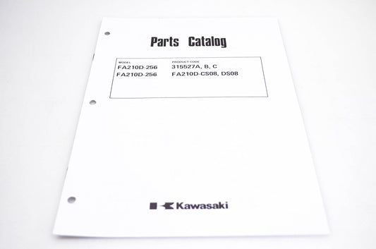 New OEM Kawasaki 99910-2154 FA210D-256 Parts Catalog NOS
