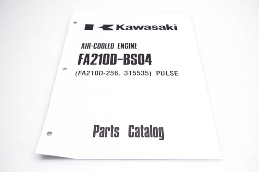 New OEM Kawasaki 99910-2039 FA210D-BS04 Parts Catalog NOS