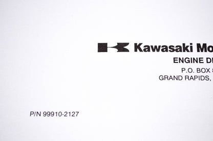 New OEM Kawasaki 99910-2127 FA130D-256X Parts Catalog NOS
