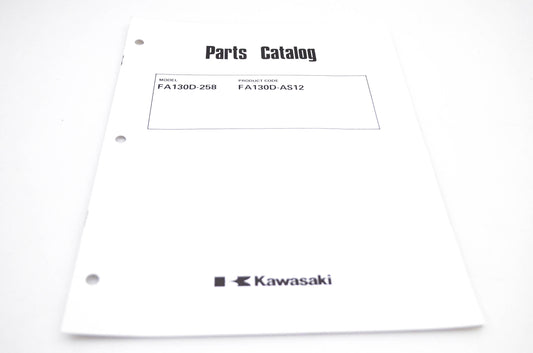 New OEM Kawasaki 99910-2146 FA130D-258 Parts Catalog NOS