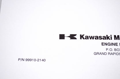 New OEM Kawasaki 99910-2140 FA130D-256 Parts Catalog NOS