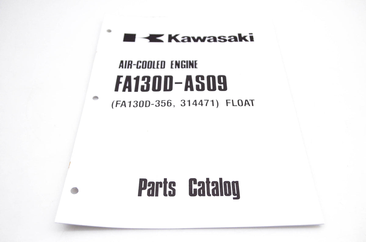 New OEM Kawasaki 99910-2034 FA130D-AS09 Parts Catalog NOS