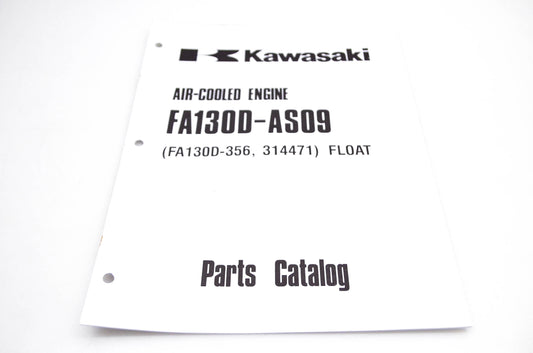 New OEM Kawasaki 99910-2034 FA130D-AS09 Parts Catalog NOS