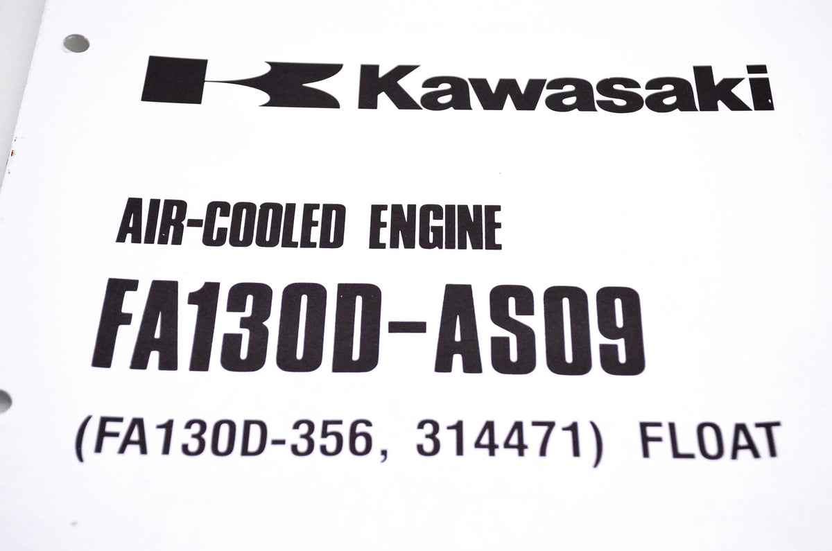 New OEM Kawasaki 99910-2034 FA130D-AS09 Parts Catalog NOS