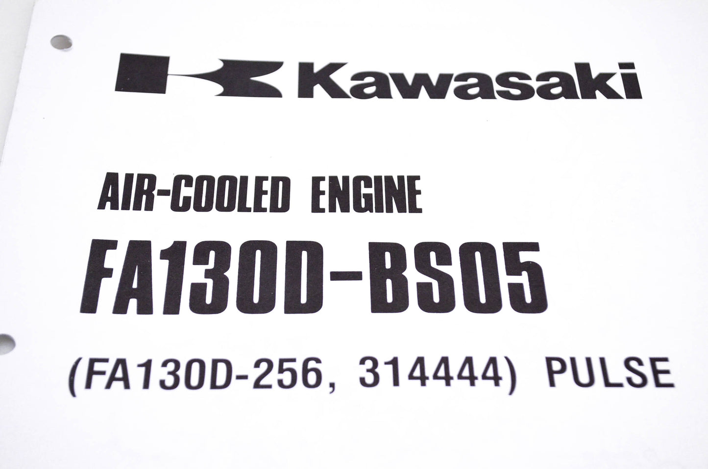 New OEM Kawasaki 99910-2035 FA130D-BS05 Parts Catalog NOS