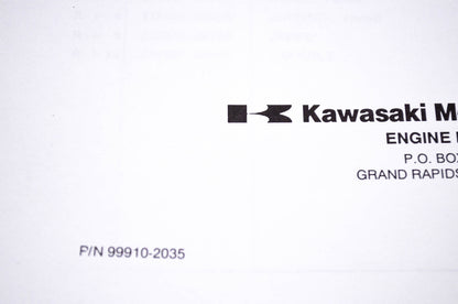 New OEM Kawasaki 99910-2035 FA130D-BS05 Parts Catalog NOS