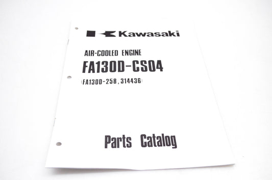 New OEM Kawasaki 99910-2028 FA130D-CS04 Parts Catalog NOS