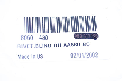 New OEM Arctic Cat 8060-430 Blind Rivet NOS