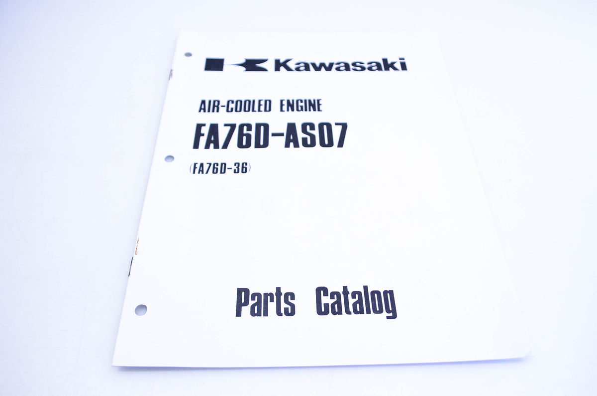 New OEM Kawasaki 99910-2092 FA76D-AS07 Parts Catalog NOS