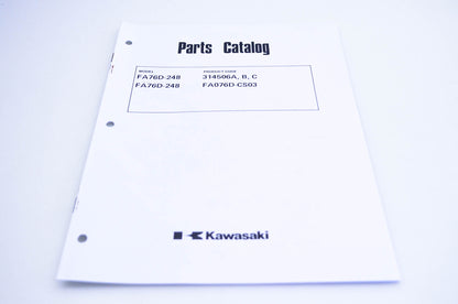New OEM Kawasaki 99910-2180 FA76D-248 Parts Catalog NOS