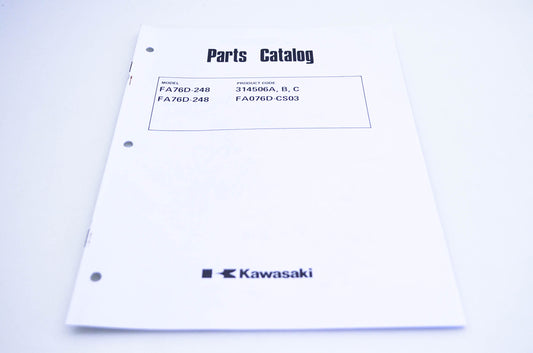 New OEM Kawasaki 99910-2180 FA76D-248 Parts Catalog NOS