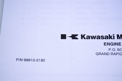 New OEM Kawasaki 99910-2180 FA76D-248 Parts Catalog NOS