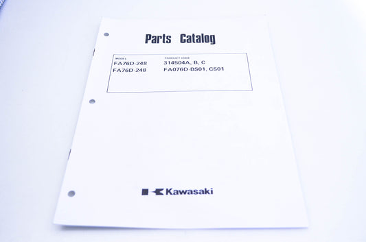 New OEM Kawasaki 99910-2185 FA76D-248 Parts Catalog NOS