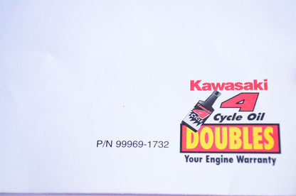 New OEM Kawasaki 99969-1732 FH680V Specification Sheet NOS