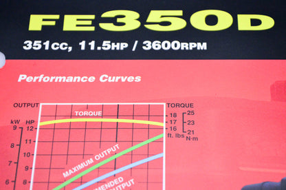 New OEM Kawasaki 99909-2139A FE350D Specification Sheet NOS