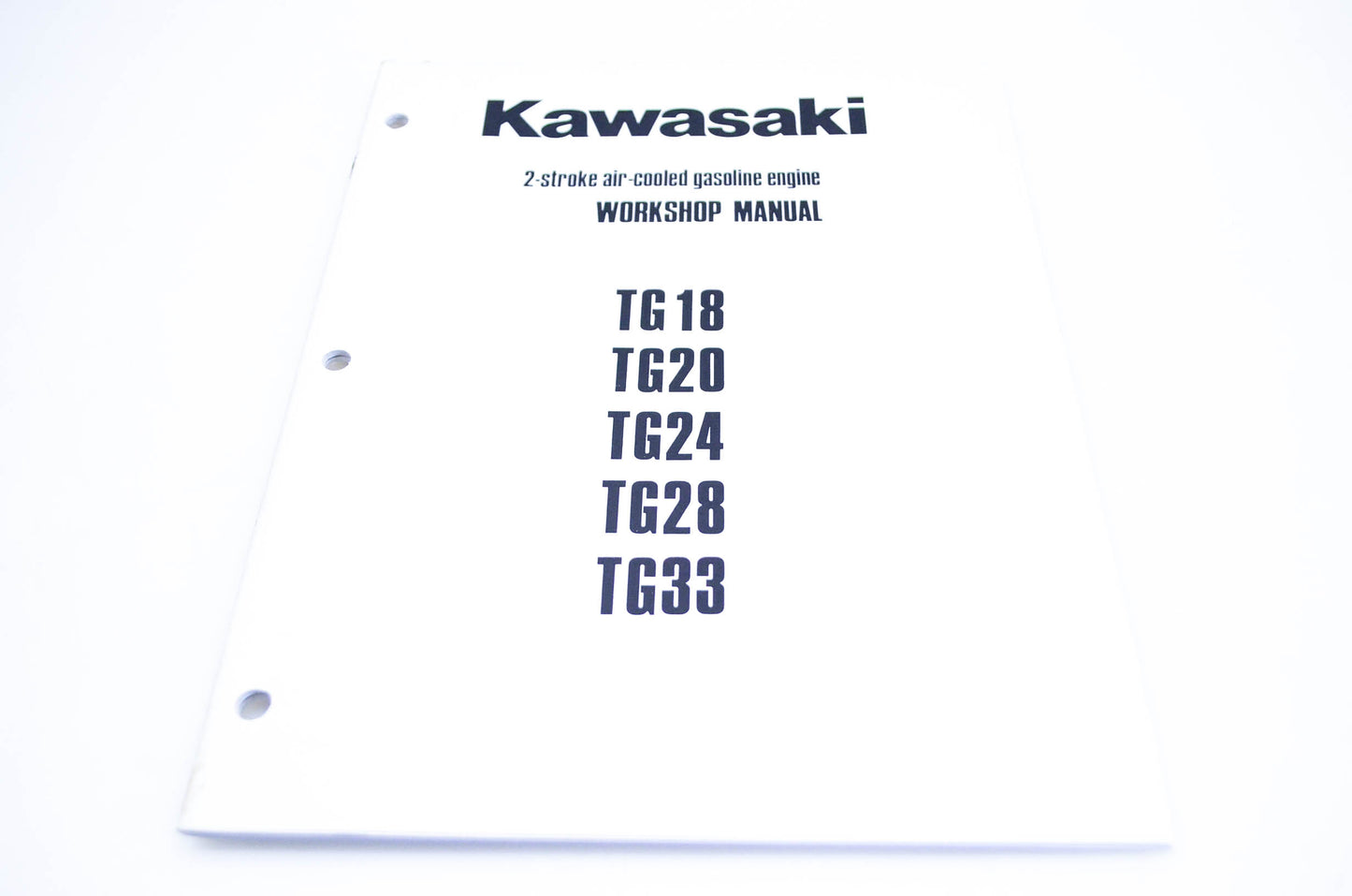 New OEM Kawasaki 900133-M047A Workshop Manual TG18,20,24,28,33 NOS