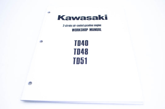 New OEM Kawasaki 99969-0927 Workshop Manual TD40,48,51 NOS