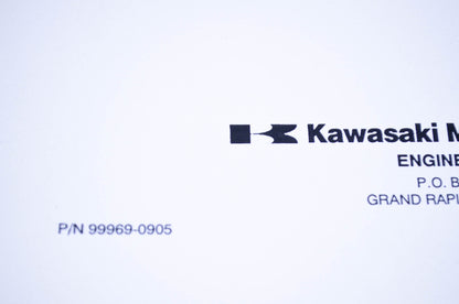 New OEM Kawasaki 99969-0905 Workshop Manual TA22,40,51 NOS