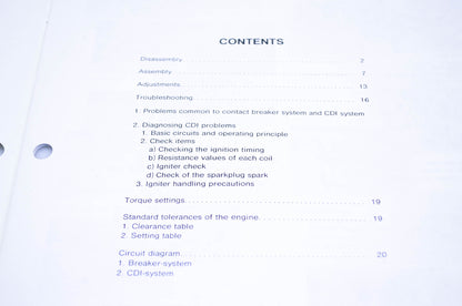 New OEM Kawasaki 99969-0479 Service Manual KT 43 NOS
