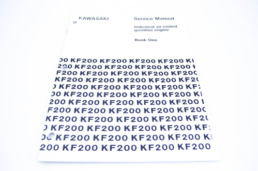 New OEM Kawasaki 99969-0487 Service Manual Book One KF200 NOS