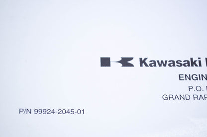 New OEM Kawasaki 99924-2045-01 Service Manual FH500V NOS