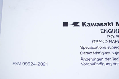 New OEM Kawasaki 99924-2021 Workshop Manual FG150,200,230,270,300 NOS