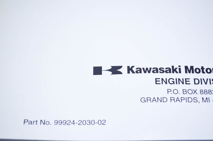 New OEM Kawasaki 99924-2030-02 Service Manual FD620D,661D NOS