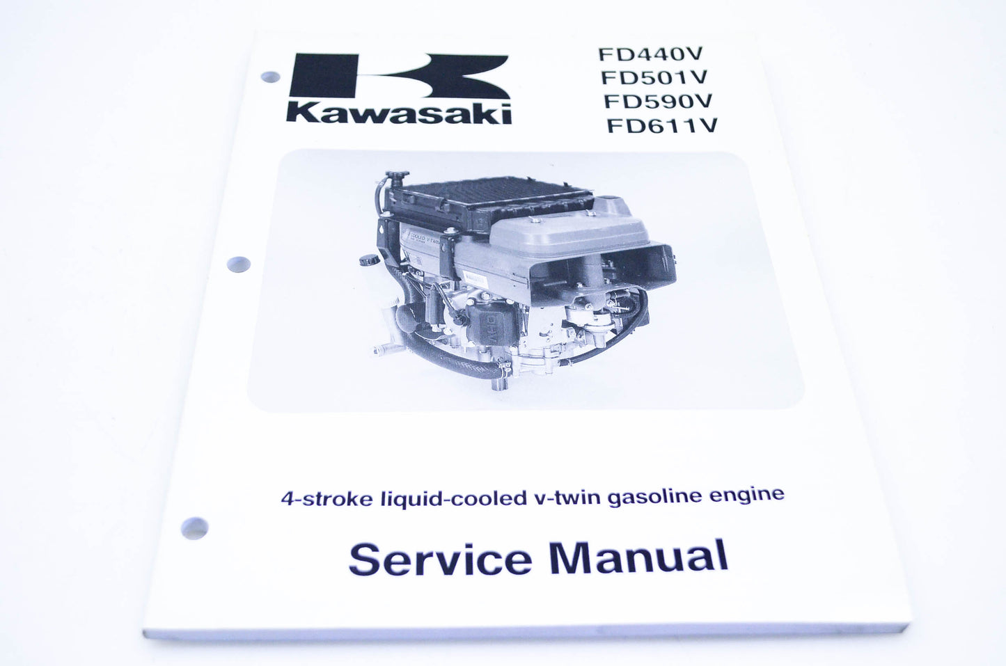 New OEM Kawasaki 99924-2041-01 Service Manual FD440V,501V,590V,611V NOS