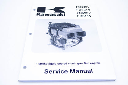 New OEM Kawasaki 99924-2041-01 Service Manual FD440V,501V,590V,611V NOS