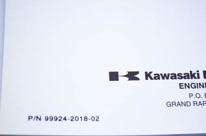 New OEM Kawasaki 99924-2018-02 Workshop Manual FC290V,400V,401V,420V,540V NOS