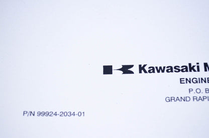 New OEM Kawasaki 99924-2034-01 Workshop Manual FC180V OHV NOS