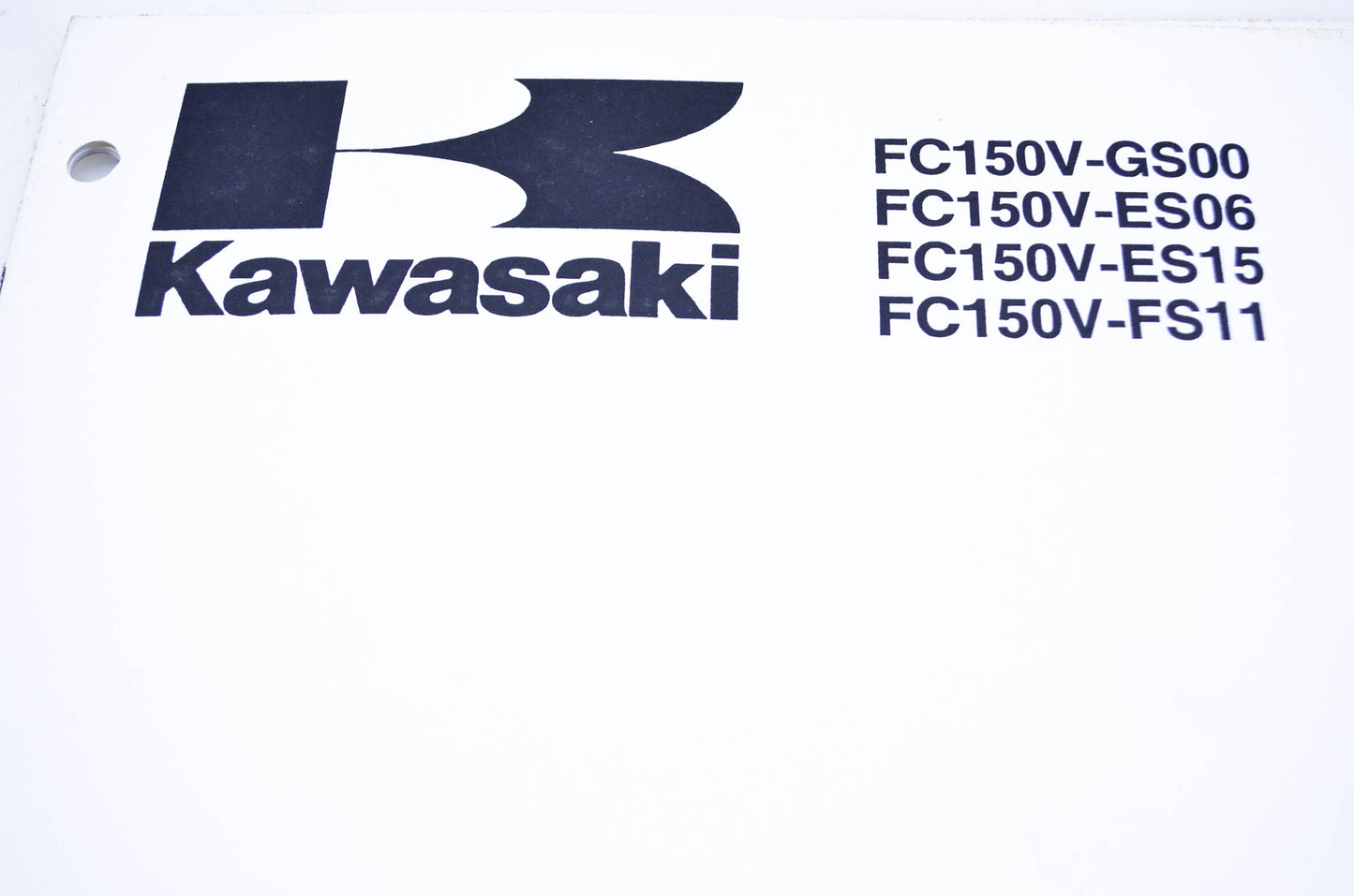 New OEM Kawasaki 99924-2042-51 Service Manual Supplement FC150V-GS00,ES06,ES15,FS11 NOS