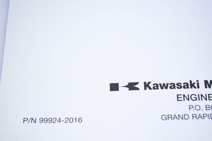 New OEM Kawasaki 99924-2016 Workshop Manual FA76,130,210 NOS