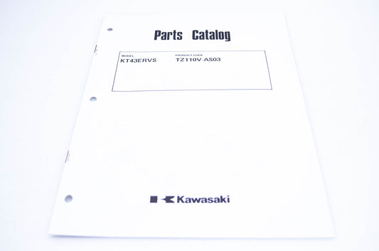 New OEM Kawasaki 99910-2373 Parts Catalog KT43ERVS NOS