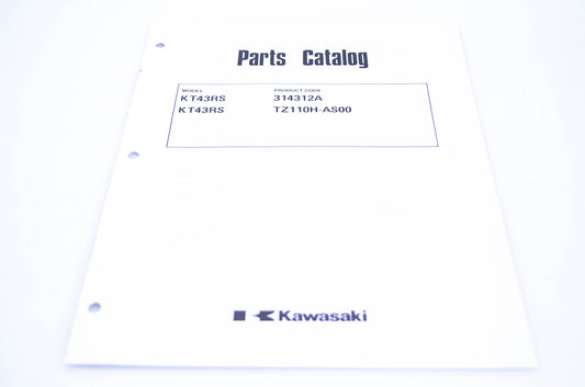 New OEM Kawasaki 99910-2152 Parts Catalog KT43RS NOS