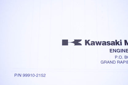 New OEM Kawasaki 99910-2152 Parts Catalog KT43RS NOS