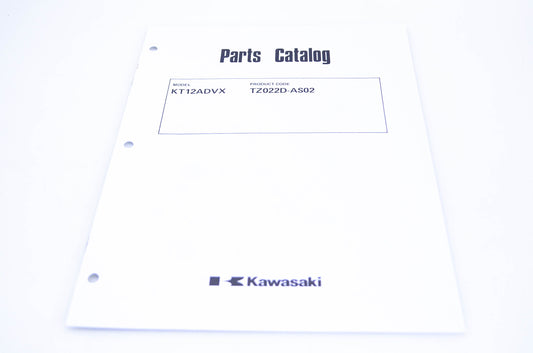 New OEM Kawasaki 99910-2207 Parts Catalog KT12ADVX NOS