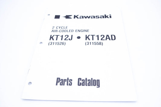 New OEM Kawasaki 99969-0417 Parts Catalog KT12J KT12AD NOS