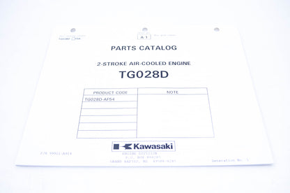 New OEM Kawasaki 99911-A914 Parts Catalog TG028D NOS