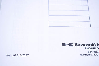 New OEM Kawasaki 99910-2377 Parts Catalog TG24D NOS